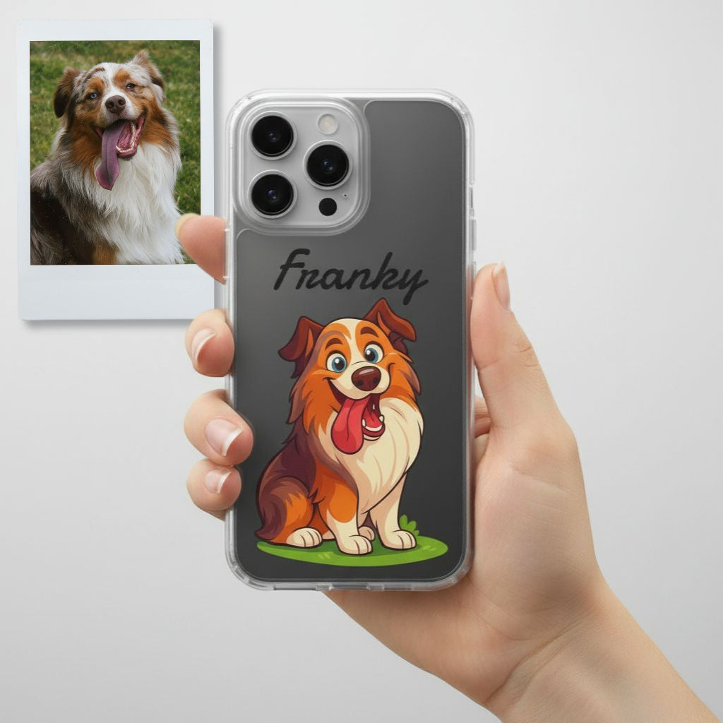 iPhone Custom Clear Pet Cartoon Phone Case