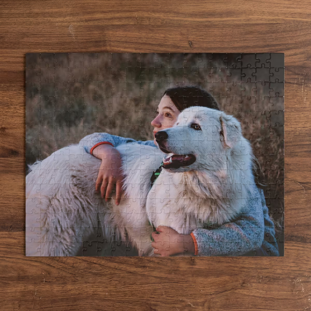 Custom Pet Photo Puzzle (Horizontal)