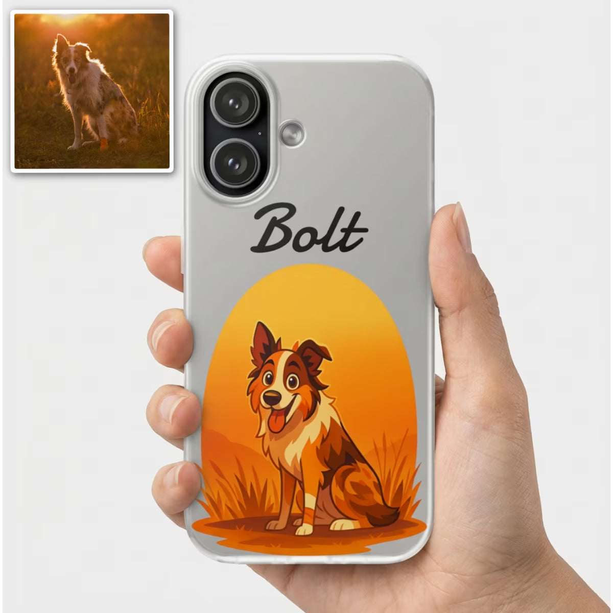 iPhone Custom Pet Cartoon Phone Case